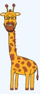 animal ear full_body giraffe glasses horn series:animaljaks smile soyjak stubble tail transparent_background variant:markiplier_soyjak // 1050x2448 // 38.4KB