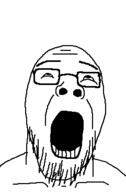 glasses meltdown open_mouth stubble teeth variant:wailjak white_skin // 241x366 // 6.8KB