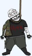 ack atomwaffen_division boots flecktarn_pattern glasses glove glownigger hanging machete order_of_nine_angles rape rope siege_mask skull_mask swastikas,Tattoos uniform variant:bernd // 1375x2392 // 502.8KB