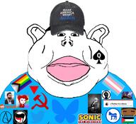 antifa atheism atheistcuck black_lives_matter blm_logo bluesky breadpanes communism democrat democratic_party flag:palestine flag:progress_pride_flag flag:transgender_pride_flag gi_robot hammer_and_sickle hasan_piker karl_marx leftist make_america_smart_again queen_of_spades rtherightcantmeme red_circle reddit redditard sjw sonic_the_hedgehog spade subvariant:el_goblino subvariant:meximutt_front tranny twitter variant:meximutt vaush white_background // 1001x906 // 340.5KB