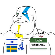 Warrior-Z(user) aryan effortson hello_my_name_is_(sticker) israel joker_(dc) judaism name_tag norway series:keep_raging_on_them subvariant:mexiaryan sweden user:warrior-z variant:meximutt // 883x875 // 174.2KB