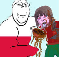belarus brown_hair countrywar flag:belarus flag:poland grin oink pink_skin plumber plunger poland poop shit_stained_flag variant:bernd variant:kuzjak // 828x808 // 118.6KB