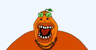 froot janny leaf orange_skin teeth transparent_background variant:hippojak // 2326x1211 // 50.1KB