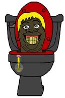 1_year_on_bald_men_with_glasses_website award brown_skin closed_mouth eyelashes gums happy looking_at_you nate_higger's_distant_cousin_(cape_rrackers) nigger series:skibidi_soyjaks skibidi skibidi_toilet smile stretched_mouth stretched_nose stubble subvariant:hunky_twink_sex_machine teeth text toilet variant:alicia white_background wide_eyes yellow_hair yellow_teeth // 1000x1494 // 45.5KB