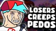 animated fnf fnf_pedo friday_night_funkin' losers_creeps_pedos map_(pedophile) pedophile slopjak subvariant:chudplier turkey_tom variant:markiplier_soyjak // 1280x720 // 17.1MB