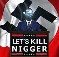 adolf_hitler blue_eyes clothes donald_trump gigachad hitlerism lets_kill_niggers nas:gigachad suit suit_and_tie swastika // 613x584 // 516.9KB