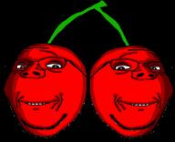2soyjaks cherry food fruit glasses ominous series:fruiterz! smile stubble subvariant:wholesome_soyjak variant:gapejak // 948x772 // 69.3KB