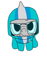 award gempass glasses hazmat_suit horn looking_at_you my_little_pony pony smug stubble unicorn variant:trixiejak // 830x1000 // 22.3KB