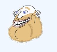 aryan bald beard blue_eyes cleft_chin ear eyebrows full_head head lips open_mouth smile subvariant:canaryan subvariant:canuckmutt subvariant:impish_amerimutt teeth variant:impish_soyak_ears variant:pajeetjak yellow_hair // 888x818 // 24.8KB