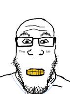 chain clenched_teeth glasses golden_tooth stubble thug_life variant:flartson variant:markiplier_soyjak // 596x800 // 51.6KB