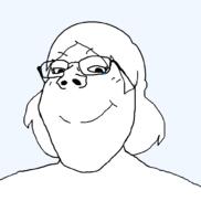 clothes eyelashes femjak glasses hair series:foidjaks smile soyjak subvariant:gapejak_female template transparent_background variant:gapejak // 940x992 // 16.6KB