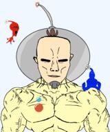 blue_pikmin buff chud olimar pikmin red_pikmin subvariant:muscular_chud variant:chudjak // 1059x1267 // 99.0KB