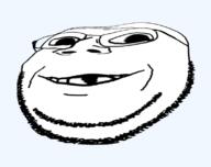 deformed glasses smile soyjak stubble subvariant:emmanuel subvariant:wholesome_soyjak variant:gapejak // 800x633 // 93.4KB