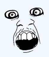 accessory crazed face mustache open_mouth soyjak template transparent variant:feraljak // 600x700 // 50.7KB