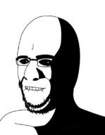 Cobson_face closed_mouth glasses horny soyjak stubble variant:unknown // 640x826 // 54.4KB