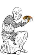 animated arm armor chain_mail closed_eyes closed_mouth clothes ext=gif full_body gem glasses holding_gem holding_object kneeling knight rgb shoe smile soyjak stubble variant:soyak // 455x700 // 862.4KB