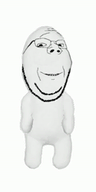 1soyjaks animated ext=gif full_body jump jumping meta:low_resolution meta:not_oc plush plushie sketch_metademolab subvariant:wholesome_soyjak variant:gapejak waving white_background wholesome // 125x250 // 691.4KB