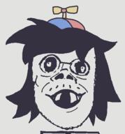 baby child clothes deformed fpegem fundamental_paper_education hat propeller_hat robby_fpe subvariant:jacobson variant:a24_slowburn_soyjak // 476x511 // 10.3KB