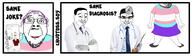 41% ack chad_chud chud doctor english_text glasses head_mirror jacket muscular_male phone rope stethoscope stonetoss suicide text variant:bernd variant:chudjak // 3180x921 // 643.6KB