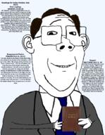 2024 angel arm bible bible_quote blue_tie book brown_hair canaan christianity clothes ear exodus_(bible) exodus_23:20 exodus_23:21 exodus_23:22 exodus_23:23 glasses god hair hand heaven holding_object jesus_christ matthew_(bible) matthew_18:1 matthew_18:10 matthew_18:2 matthew_18:3 matthew_18:4 matthew_18:5 necktie october october_2 psalm_(bible) psalm_91:1 psalm_91:10 psalm_91:11 psalm_91:2 psalm_91:3 psalm_91:4 psalm_91:5 psalm_91:6 smile subvariant:protestantjak subvariant:wholesome_soyjak suit suit_and_tie teeth tent text variant:gapejak variant:protestantjak white_skin wing // 1471x1897 // 631.2KB