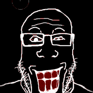 animated beard black_skin crazed ext=gif glasses inverted looking_at_you smile stubble variant:markiplier_soyjak // 480x640 // 1.9MB