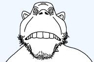 beard cheeks ear mouth nose remastered series:team_fortress_soyjaks soyjak stubble teeth variant:scoutrooster // 1075x711 // 20.0KB