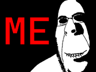 biting_lip black_background closed_mouth glasses reaction_image reaction_image_memes red_text shadow smile stubble subvariant:hornyson teeth text variant:cobson // 1000x750 // 14.4KB