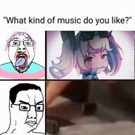 anime_female anime_girl artist:keys ext=mp4 flag:transgender_pride_flag front_facing glasses henry_danger mouth music nigger open purple_hair tongue tranny troon variant:bernd variant:chudjak zenless_zone_zero // 720x720, 11.4s // 2.6MB