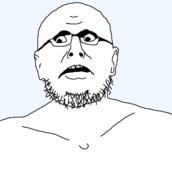 benito_mussolini ear glasses manlet non_white open_mouth shitskin stubble subhuman surprised variant:benitojak white_background // 524x585 // 9.5KB