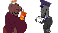 beefsoup_(user) bowl dap_chhuon(user) dobryi_cola drinking drinking_straw meta:namefags military_uniform orange_glasses shart soup straw subvariant:euromutt subvariant:impish_amerimutt subvariant:nunavut_asiamutt variant:impish_soyak_ears variant:markiplier_soyjak // 1406x810 // 89.0KB