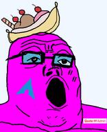admin arch_linux banana_split_ice_cream developer glasses open_mouth pink_skin quote_(user) soyjak variant:tony_soprano_soyjak // 600x739 // 22.5KB