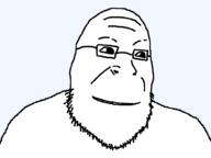 closed_mouth glasses heavy_(tf2) series:team_fortress_soyjaks team_fortress_2 template transparent_background variant:heavyjak // 1000x750 // 14.0KB