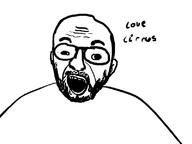 beard cross_eyed drawfag ear glasses meta:not_oc open_mouth soyjak stubble variant:cirrus // 800x600 // 36.0KB