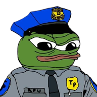 amphibian animal badge closed_mouth clothes frog green_skin hat lips nas nas:pepe patrol pepe pepe_the_frog police police_badge police_hat subnas:apu thot thot_patrol transparent_background // 400x400 // 152.3KB