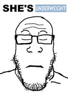 bbw closed_eyes glasses its_over sad soyjak stubble subvariant:neutralplier text variant:markiplier_soyjak // 1035x1400 // 51.2KB