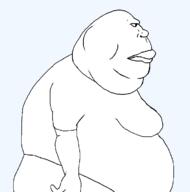 angry fat fat_ass gynaecomastia looking_to_the_right side_profile subvariant:meximutt_side template variant:meximutt // 710x719 // 9.3KB