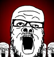 6soyjak animated background ext=gif glasses gradient head meta:tagme multiple_soyjaks open_mouth soyjak stubble variant:a24_slowburn_soyjak // 698x734 // 937.4KB