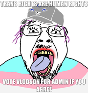 admin_6 campaign election impact_font mouth_open series:administ_soyjaks tranny troon variant:bernd variant:vlodson // 2014x2150 // 632.0KB