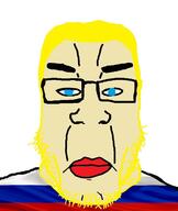 a10 aryan russia russian_flag subvariant:chudplier variant:chudjak variant:markiplier_soyjak yellow_hair // 602x715 // 49.3KB