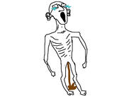 closed_eyes crying ear full_body glasses open_mouth poop skinny soyjak sranc the_second_apocalypse variant:unknown // 2384x1684 // 158.0KB