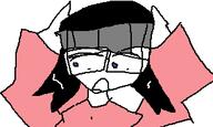 beanie blue_eyes clothes glasses hair oekaki open_mouth surprised variant:soytan // 307x184 // 3.9KB