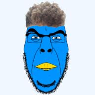 acne beak bird blue_skin closed_mouth front_facing full_head funny hair looking_at_viewer looking_at_you series:x_inmigrants smile smug soyjak stubble subvariant:cobson_front2 template twitter ugly variant:cobson zoomer zoomer_hair // 800x800 // 251.6KB