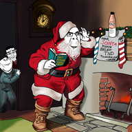 3_soyjaks book full_body santa_claus santa_hat shadow shitnobodycaresabout soy soylent subvariant:chudjak_front tagme_just_tagme_because_i_say_so_ok total_nigger_death variant:chudjak variant:cobson variant:impish_soyak_ears // 768x768 // 549.3KB