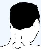 backwards faceless facing_away glasses hair looking_away looking_back variant:chudjak // 645x770 // 7.3KB