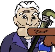 bbc blowjob clothes covington_farms ear meta:pornographic_content necktie negro nsfw penis soyjak suit variant:56jak white_hair // 526x501 // 44.7KB