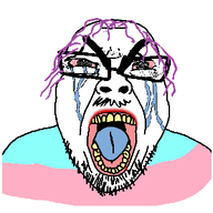 3dgifmaker eyebrows red_eyes seething tranny transgender_flag variant:bernd // 297x297 // 11.5KB