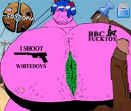 2fort anus badge bbc blue_hair bow bury_pink_gril butthole ear eyelids glasses green_eyes hair lock meta:pornographic_content mist nikocado_avocado pink pink_skin s4s_(4chan) soytopia subvariant:spadeson tattoo team_fortress_2 variant:cobson // 975x829 // 266.9KB