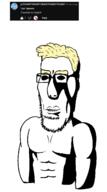 art aryan biting_lip drawfag drawing glasses muscles rape request shadow soyjak stubble subvariant:hornyson variant:cobson yellow_hair // 784x1404 // 46.1KB