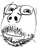 beard deformed eyes glasses happy looking_at_you meta:not_a_fucking_duplicate smile stubble subvariant:scholar variant:gapejak wholesome // 600x753 // 11.4KB