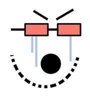 abstract angry bloodshot_eyes crying flat glasses minimalist open_mouth screaming variant:cryboy_soyjak // 433x461 // 11.8KB